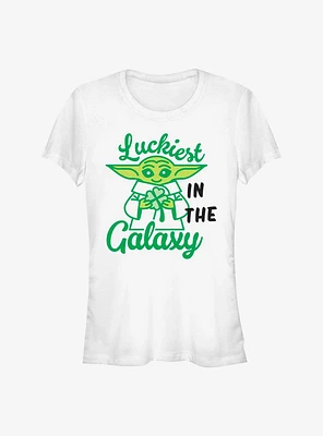 Star Wars The Mandalorian Lucky Galaxy Girls T-Shirt