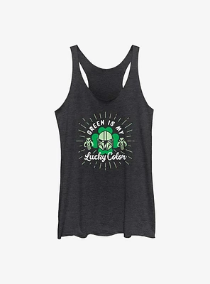 Star Wars The Mandalorian Mando Lucky Color Girls Tank