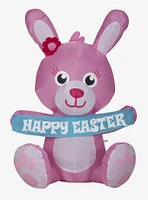 Airblown Inflatable Pink Easter Bunny