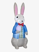Airblown Inflatable Dapper Easter Bunny with Egg