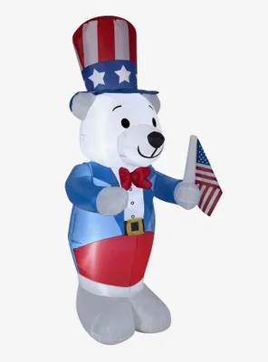 Airblown Inflatable Patriotic Polar Bear