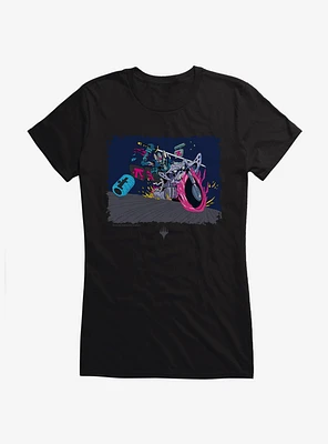 Magic The Gathering Rat Ninja Biker Girls T-Shirt