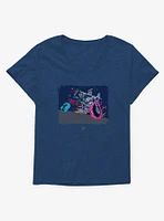 Magic The Gathering Rat Ninja Biker Girls T-Shirt Plus