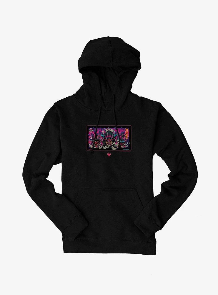 Magic The Gathering Neon Dynasty Samurai Hoodie