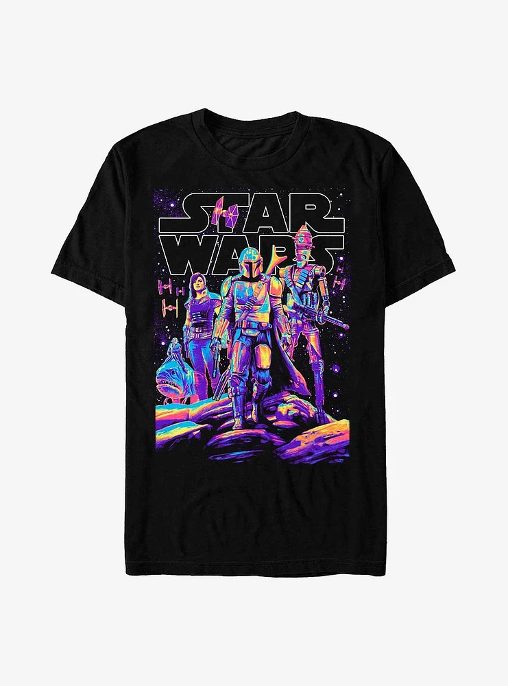 Extra Soft Star Wars The Mandalorian Light It Up T-Shirt