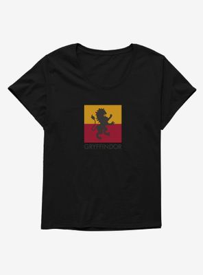 Harry Potter Gryffindor Flag Womens T-Shirt Plus