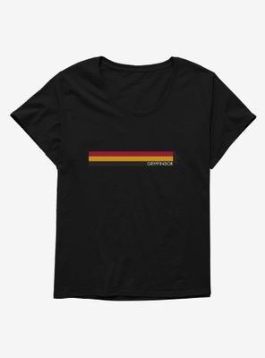 Harry Potter Gryffindor Stripe Womens T-Shirt Plus