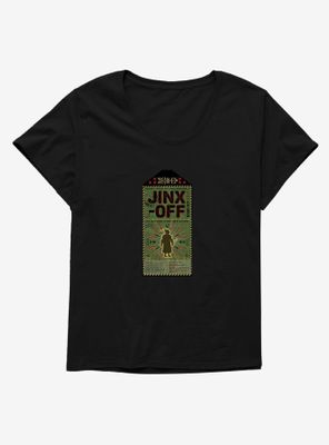 Harry Potter Jinx-Off Tag Womens T-Shirt Plus