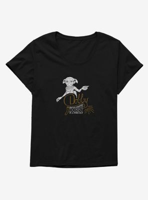 Harry Potter Dobby Is A Free Elf Womens T-Shirt Plus