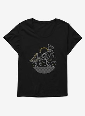 Harry Potter Hippogryff Glow Womens T-Shirt Plus