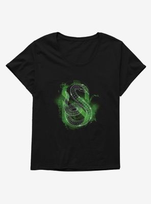 Harry Potter Slytherin Spray Womens T-Shirt Plus