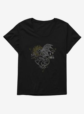 Harry Potter Thestral Glow Womens T-Shirt Plus