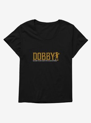 Harry Potter Dobby Title Womens T-Shirt Plus