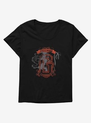 Harry Potter Gryffindor Letterman Womens T-Shirt Plus
