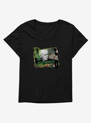 Harry Potter Draco Malfoy Of Slytherin Womens T-Shirt Plus