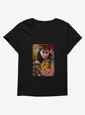 Harry Potter Hogwarts School Tag Womens T-Shirt Plus