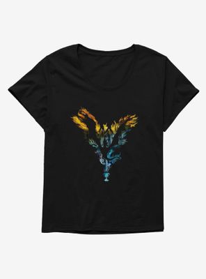 Harry Potter Triwizard Hungarian Horntail Womens T-Shirt Plus
