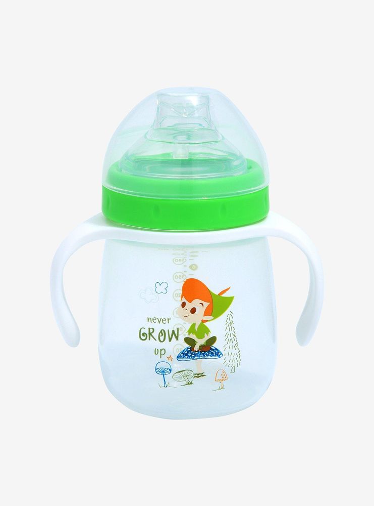 Disney Peter Pan Never Grow Up Sippy Cup - BoxLunch Exclusive