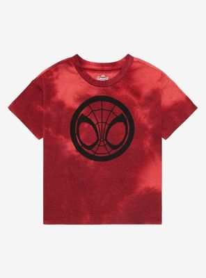 Marvel Spider-Man Spidey Face Tie-Dye Toddler T-Shirt - BoxLunch Exclusive