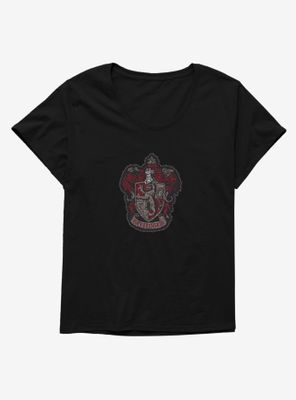 Harry Potter Gryffindor Patch Womens T-Shirt Plus