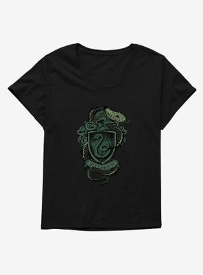 Harry Potter Slytherin Shield Womens T-Shirt Plus