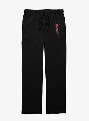 Trick Fairies Ethereal Red Rose Fairy Pajama Pants