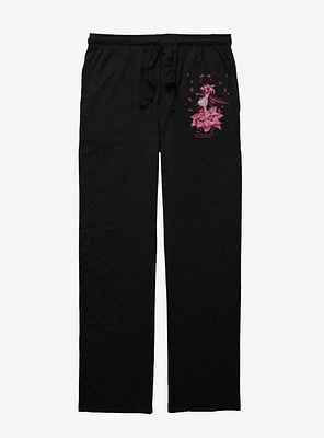 Trick Fairies Pink Rose Petal Fairy Pajama Pants