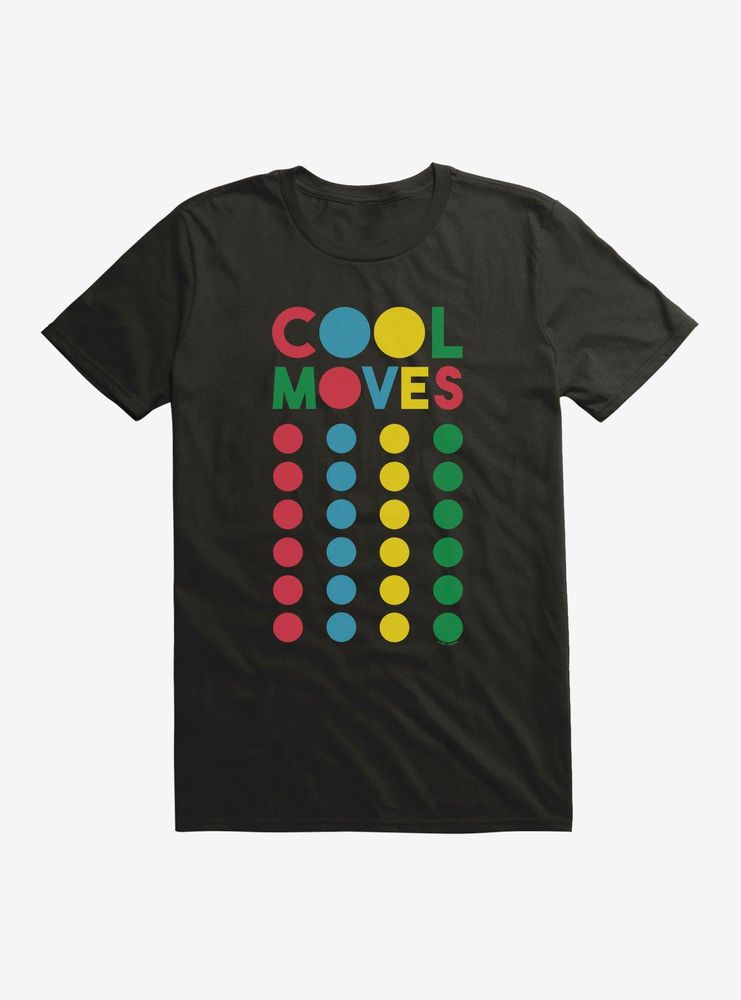 Twister Board Game Cool Moves Colorful Dots Logo T-Shirt