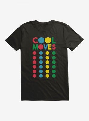 Twister Board Game Cool Moves Colorful Dots Logo T-Shirt