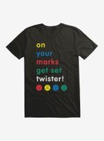 Twister Classic Board Game On You Marks Get Set Twister! T-Shirt