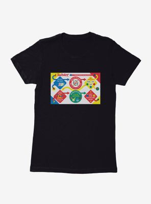 Twister Classic Board Game Callout Instructions Logo Womens T-Shirt