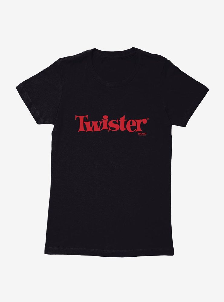 Twister Classic Board Game Red Logo Womens T-Shirt