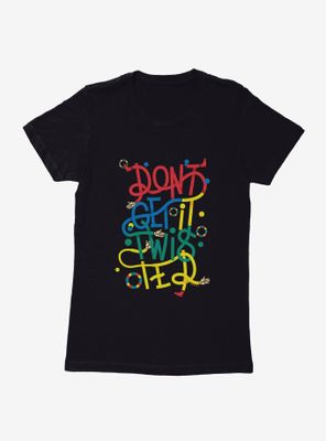 Twister Classic Board Game Don't Get It Twisted Womens T-Shirt