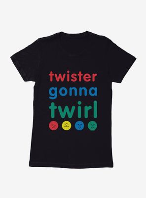 Twister Classic Board Game Gonna Twirl Womens T-Shirt