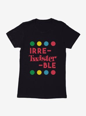 Twister Board Game Irre-Twister-ble Logo Womens T-Shirt