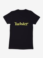 Twister Board Game Vintage Yellow Logo Womens T-Shirt