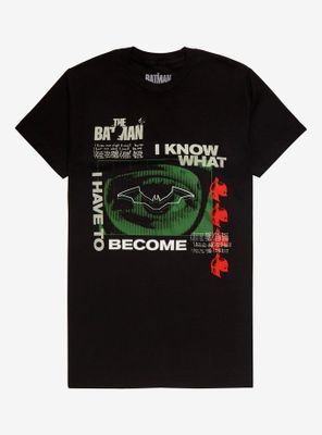DC Comics The Batman I Know What Have to Become T-Shirt - BoxLunch Exclusive