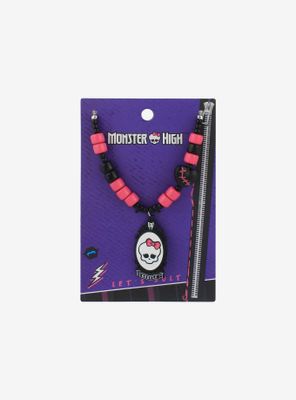 Monster High Cameo Skull Beaded Necklace