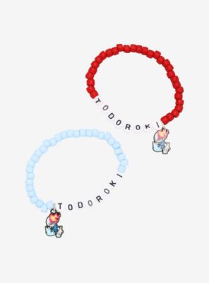 My Hero Academia Todoroki Best Friend Beaded Bracelet Set