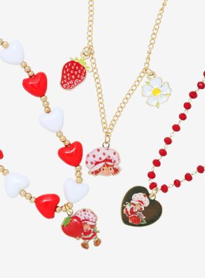 Strawberry Shortcake Heart Charm Bracelet Set