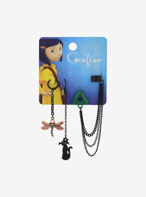 Coraline Icons Cuff Earring Set
