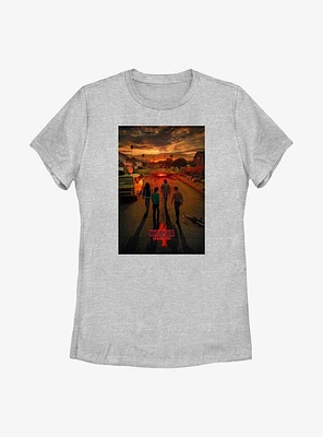 Stranger Things California Poster Womens T-Shirt