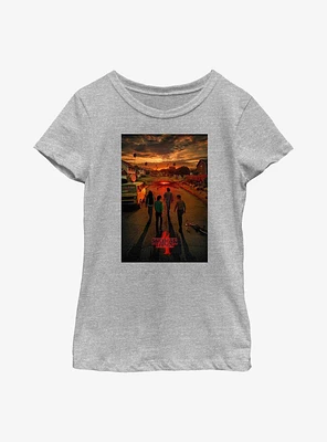 Stranger Things California Poster Youth Girls T-Shirt