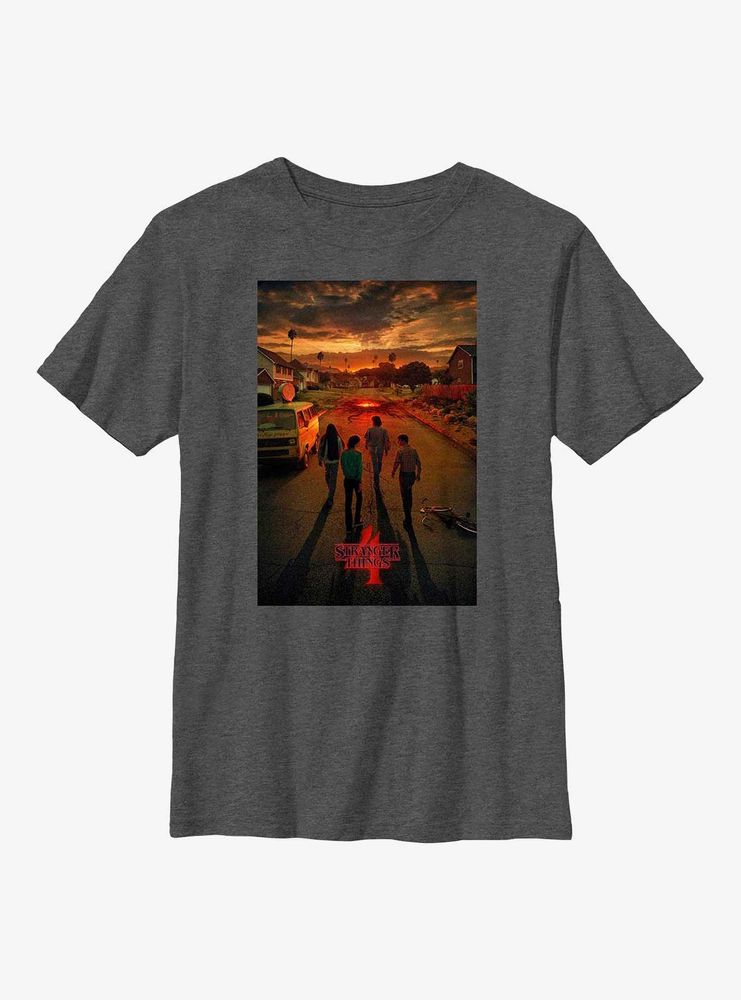 Stranger Things California Poster Youth T-Shirt