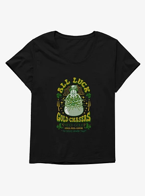 St. Patty's All Luck Gold Chasers Girls T-Shirt Plus