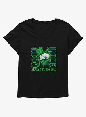 St. Patty's Good Luck Always Turns Bad Girls T-Shirt Plus