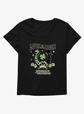 St. Patty's Luck Of The Irish Girls T-Shirt Plus
