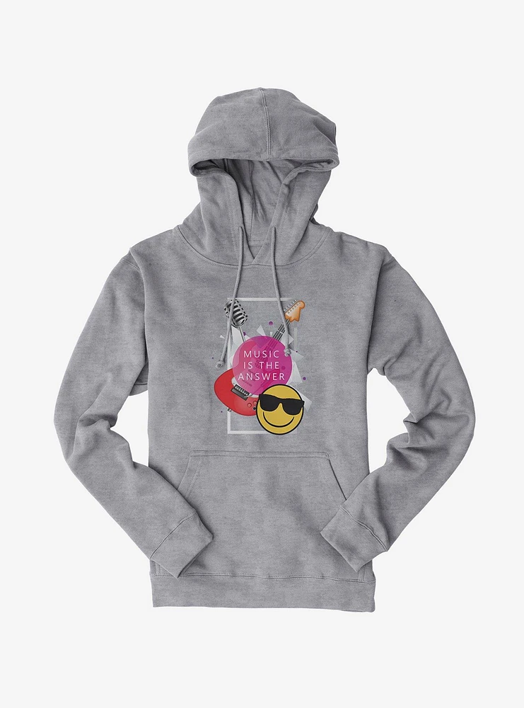 Emoji Music Is The Answer Hoodie