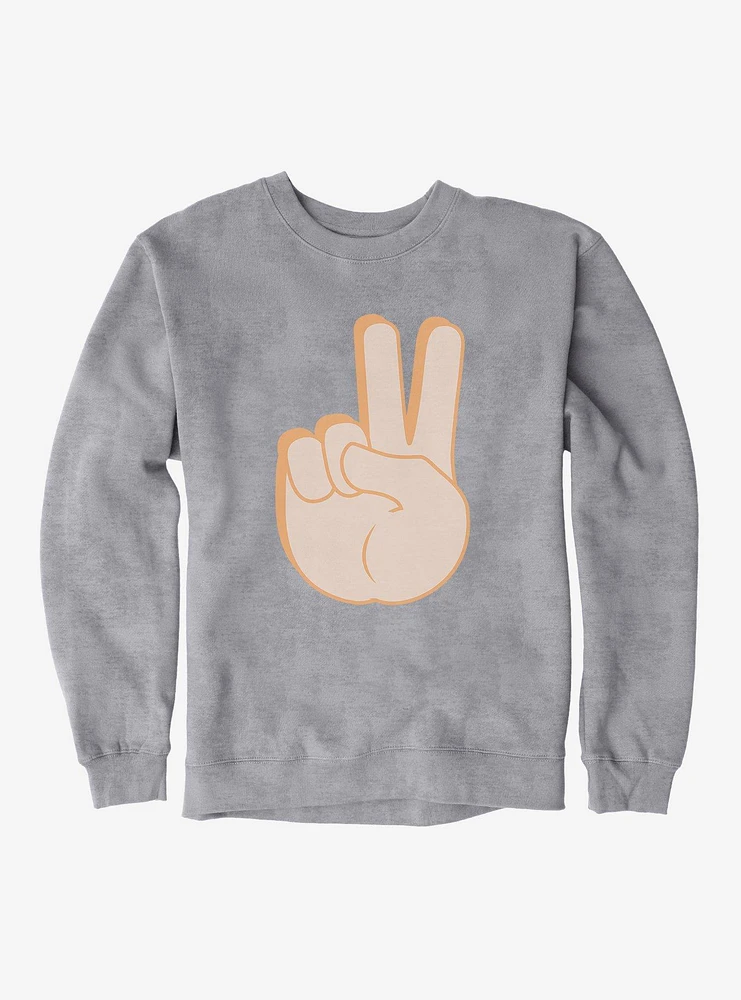 Emoji Peace Sign Sweatshirt