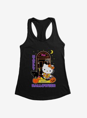 Hello Kitty Trick Or Treating Womens Tank Top